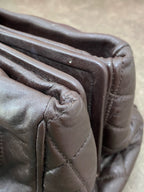 Chanel Leather Brown Satchel