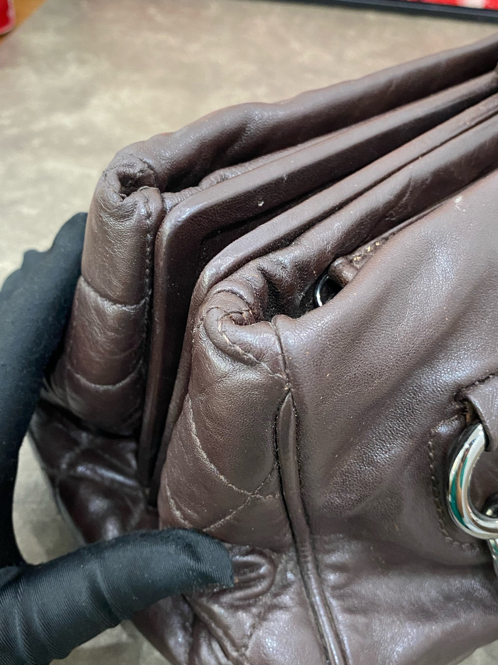 Chanel Leather Brown Satchel