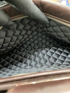 Chanel Leather Brown Satchel