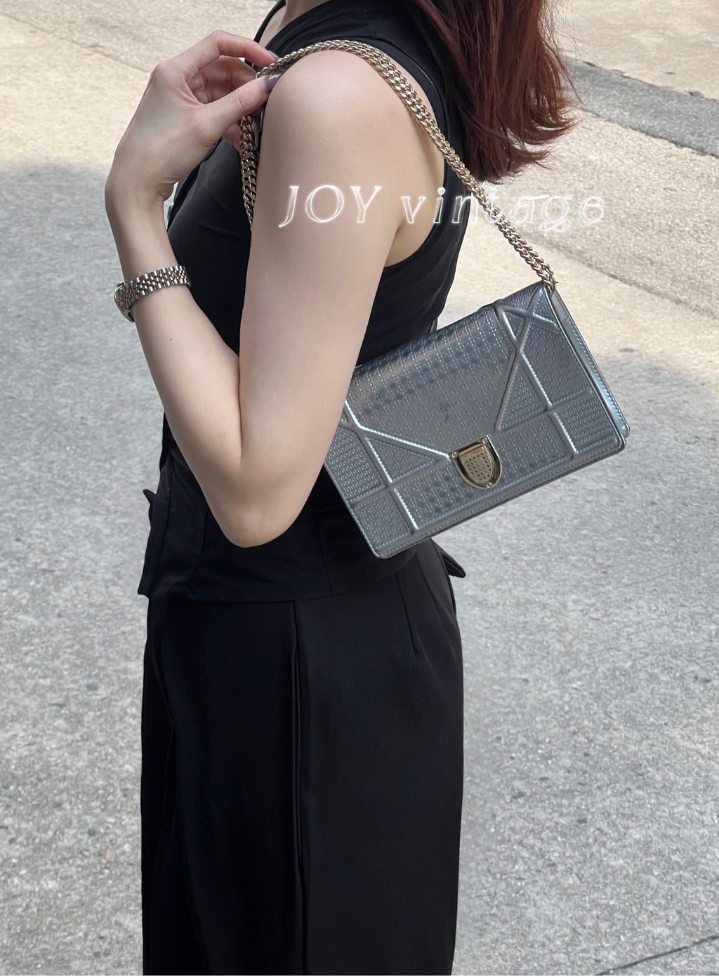 Dior Silver Crossbody 19 x 12 x 3 centimeters S0328OSKN M04L