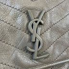Saint laurent NIKI series handbags Leather Gray 4988940EN041202