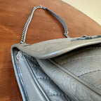 Saint laurent NIKI series handbags Leather Gray 4988940EN041202