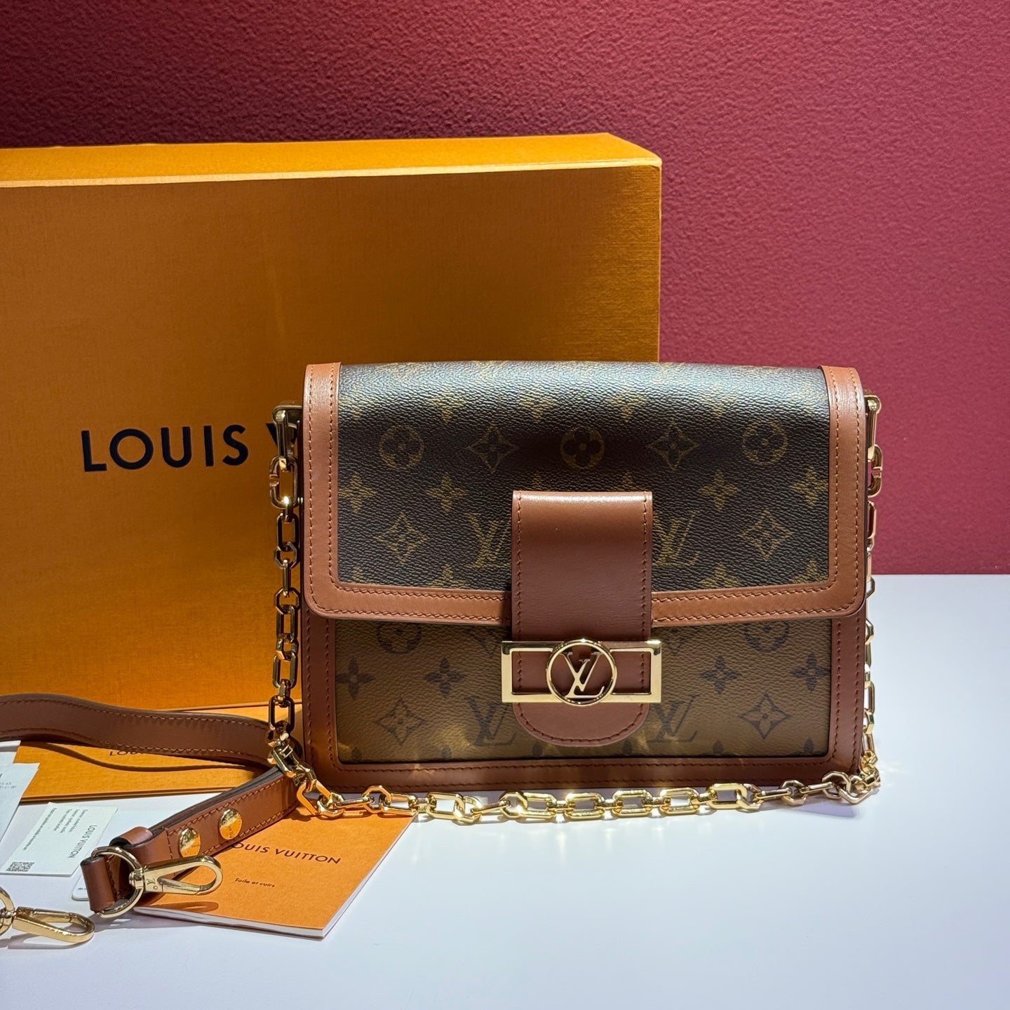 Louis Vuitton Dauphine Canvas 25 x 17 x 10.5 M45958