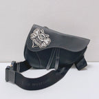 Dior Black Saddle Bag