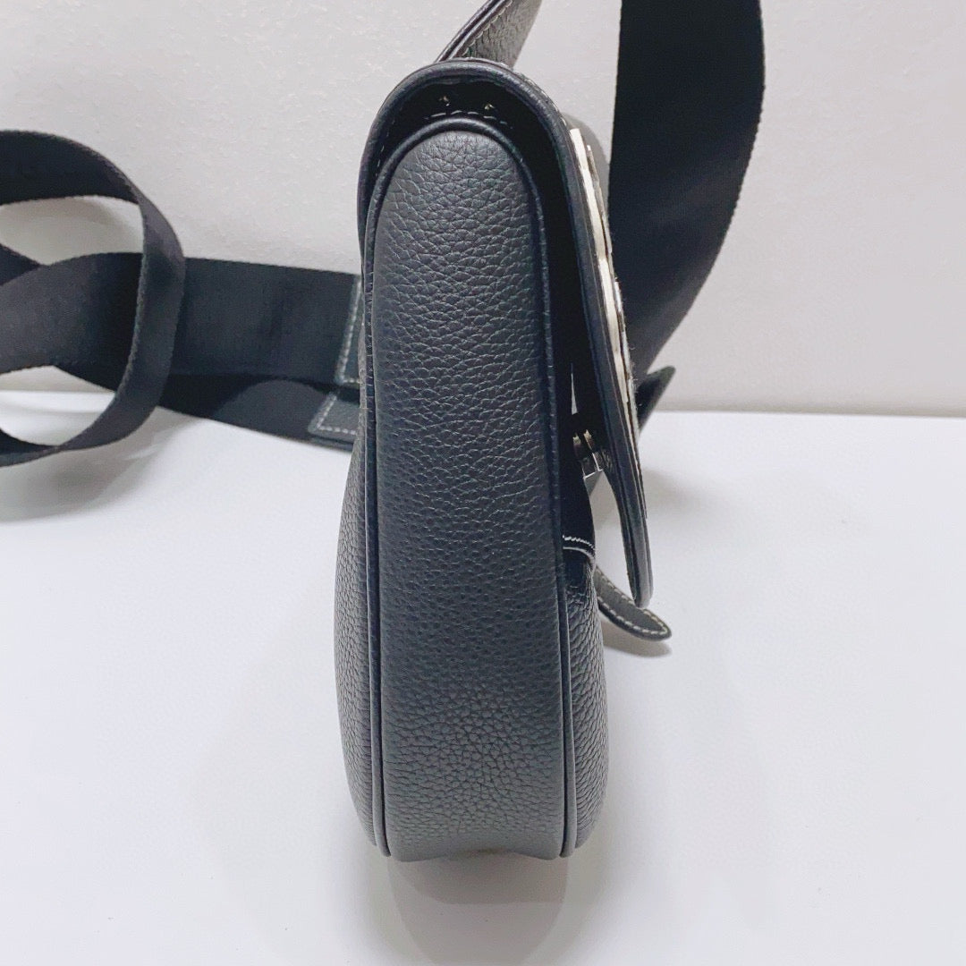 Dior Black Saddle Bag