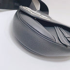 Dior Black Saddle Bag