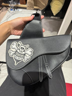 Dior Black Saddle Bag