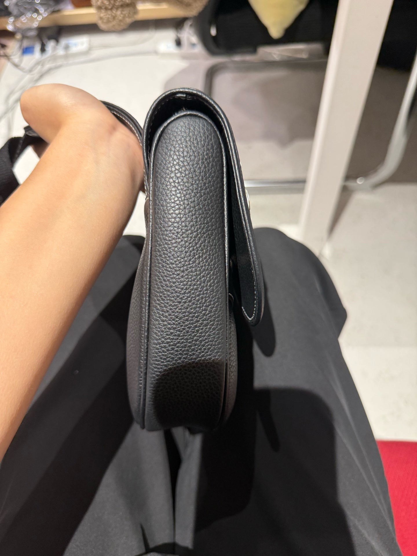 Dior Black Saddle Bag
