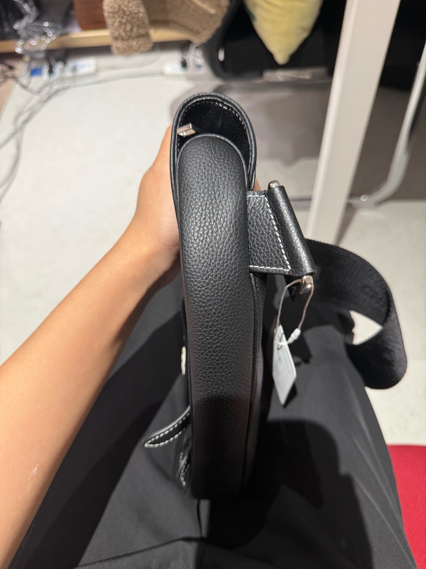 Dior Black Saddle Bag