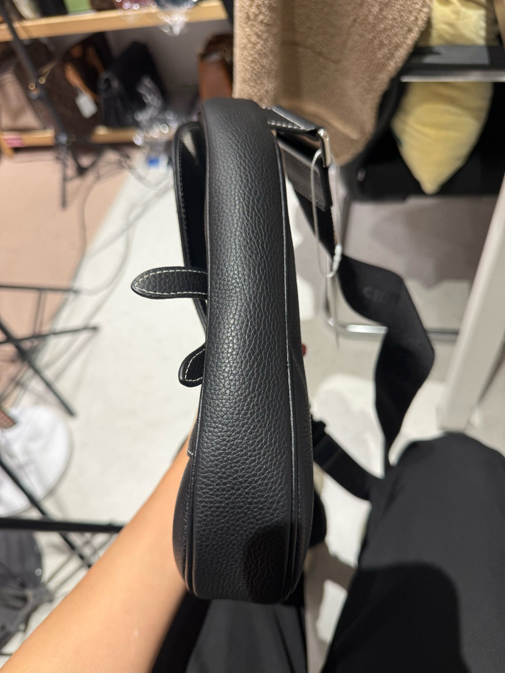 Dior Black Saddle Bag