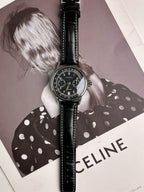 Longines Classic Reissue Black Automatic (self-winding) watch 41 millimeters L2.800.4.53.0