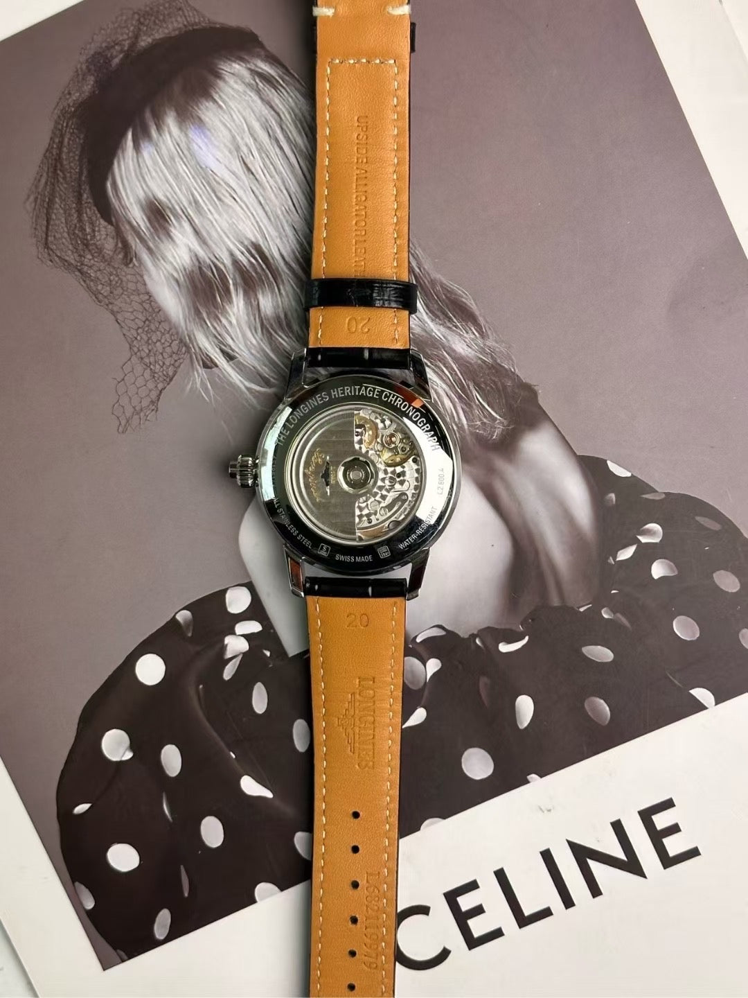 Longines Classic Reissue Black Automatic (self-winding) watch 41 millimeters L2.800.4.53.0