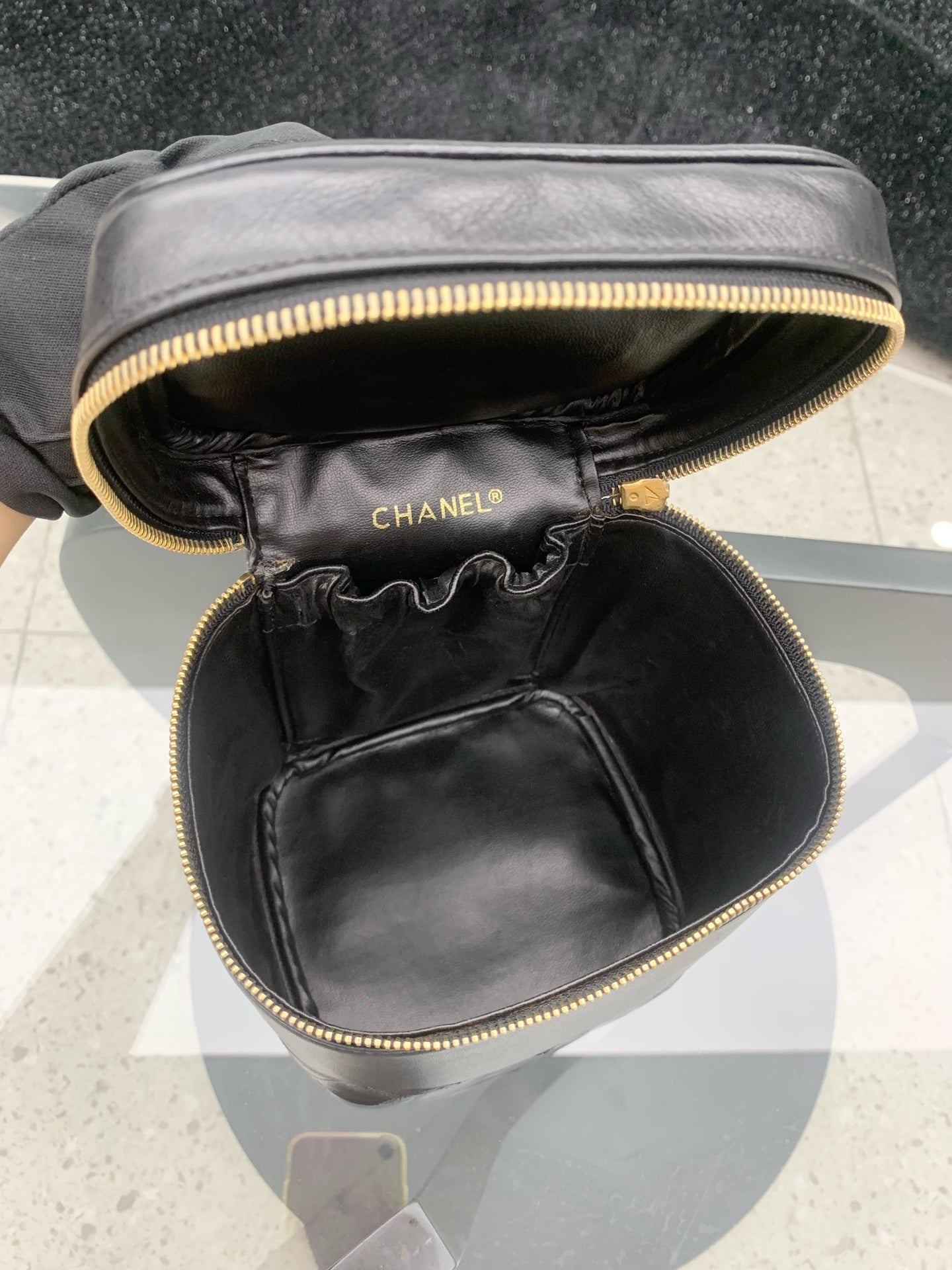 Chanel Makeup box Black