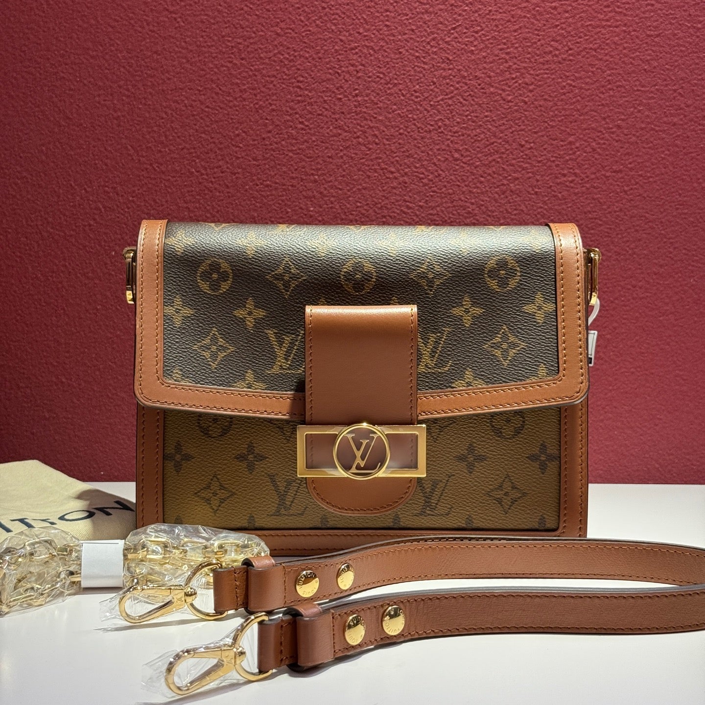 Louis Vuitton Dauphine Canvas 25 x 17 x 10.5 M45958