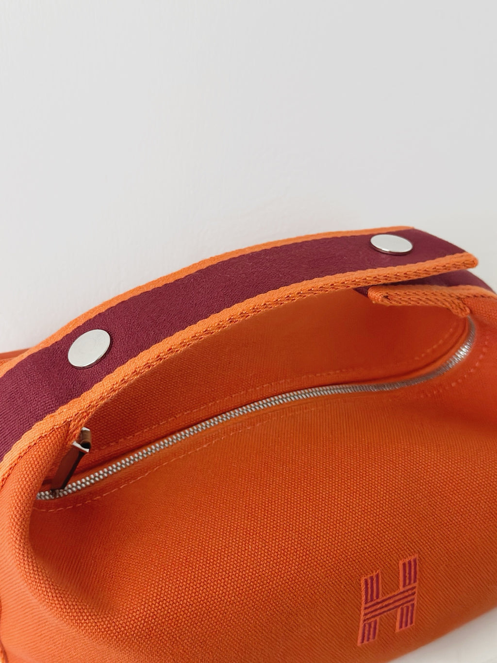 Hermes Cotton Satchel