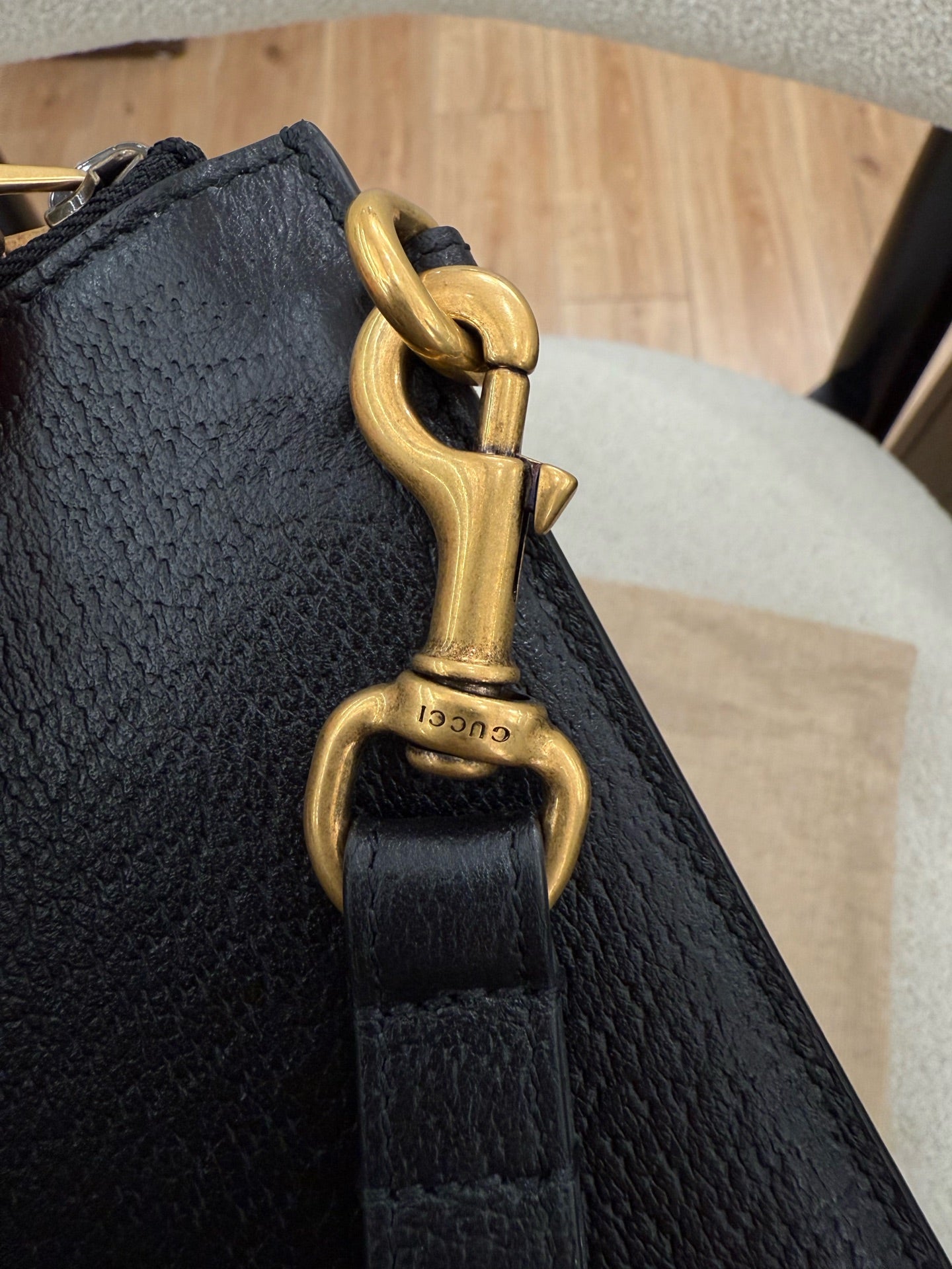 Gucci Leather Black Clutch