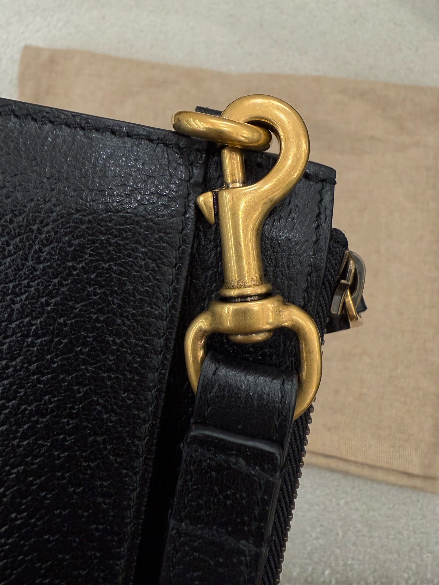 Gucci Leather Black Clutch
