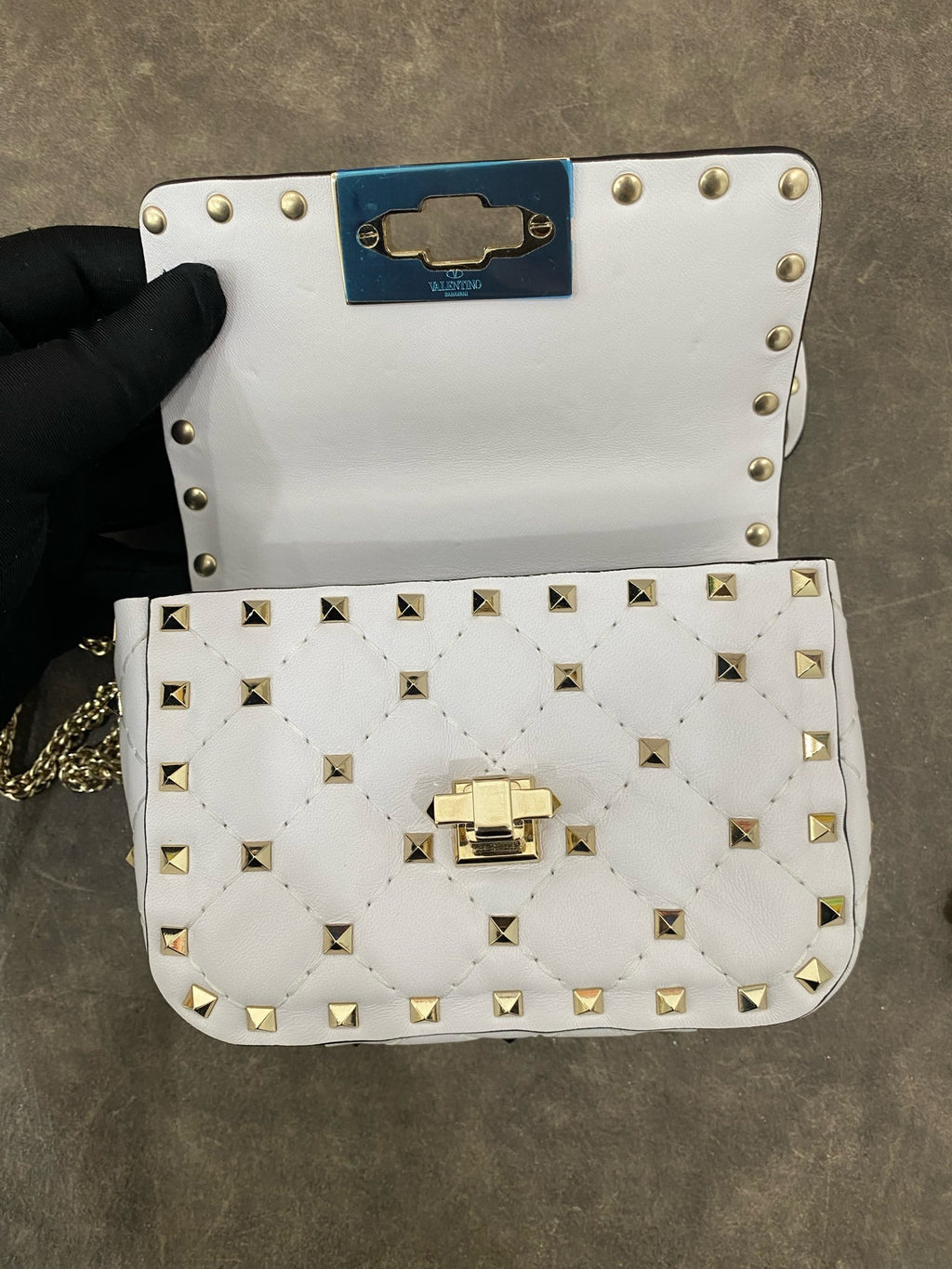 Valentino White Shoulder Bag TW0B0G36NAP001