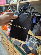Balenciaga SHOPPING mini phone bag Leather 5938260AI2N1000