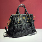Prada Canvas Black Satchel