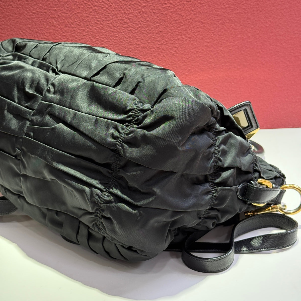 Prada Canvas Black Satchel