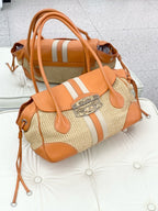 Prada Orange Satchel