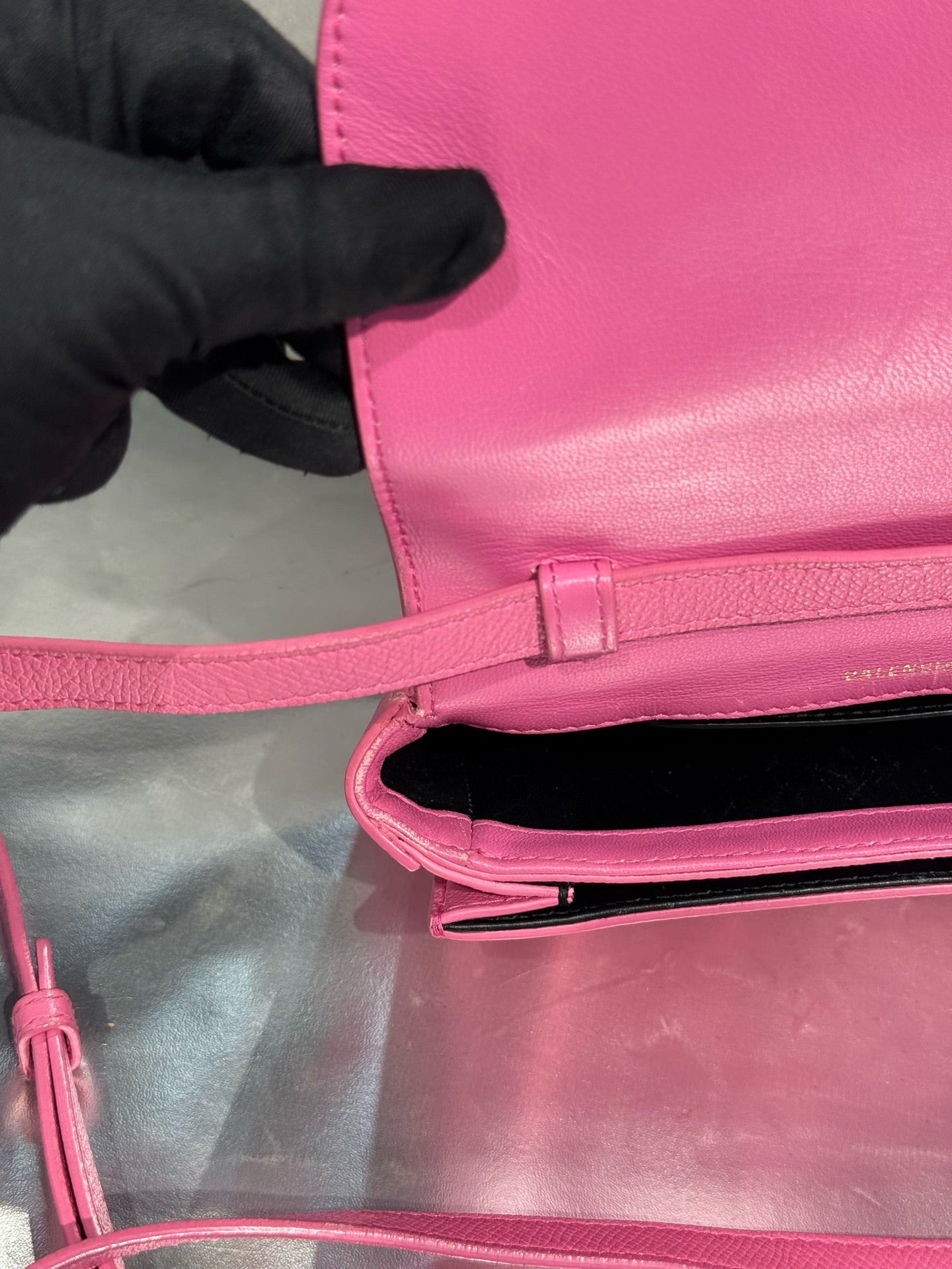 Balenciaga Pink Saddle Bag