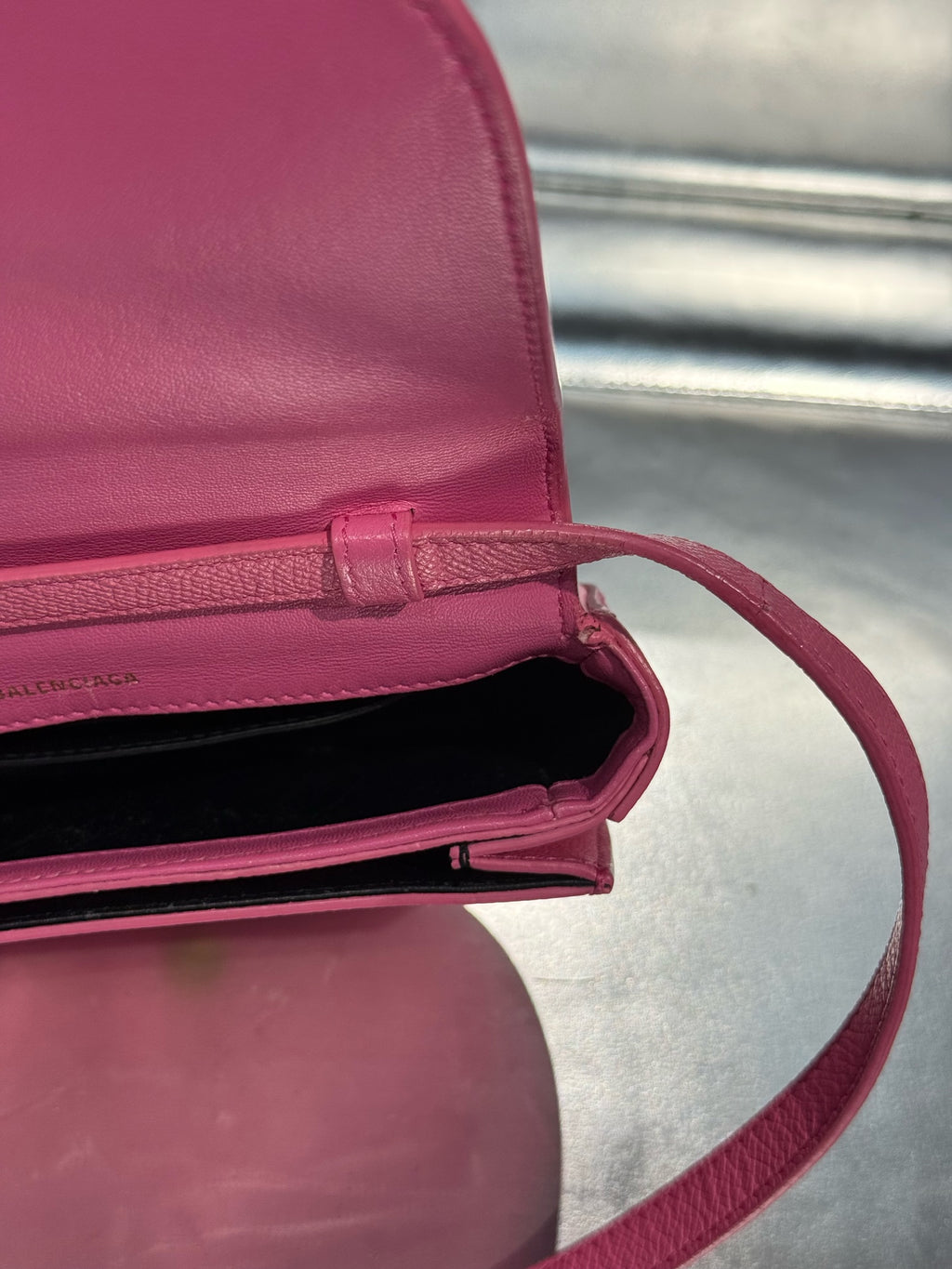 Balenciaga Pink Saddle Bag
