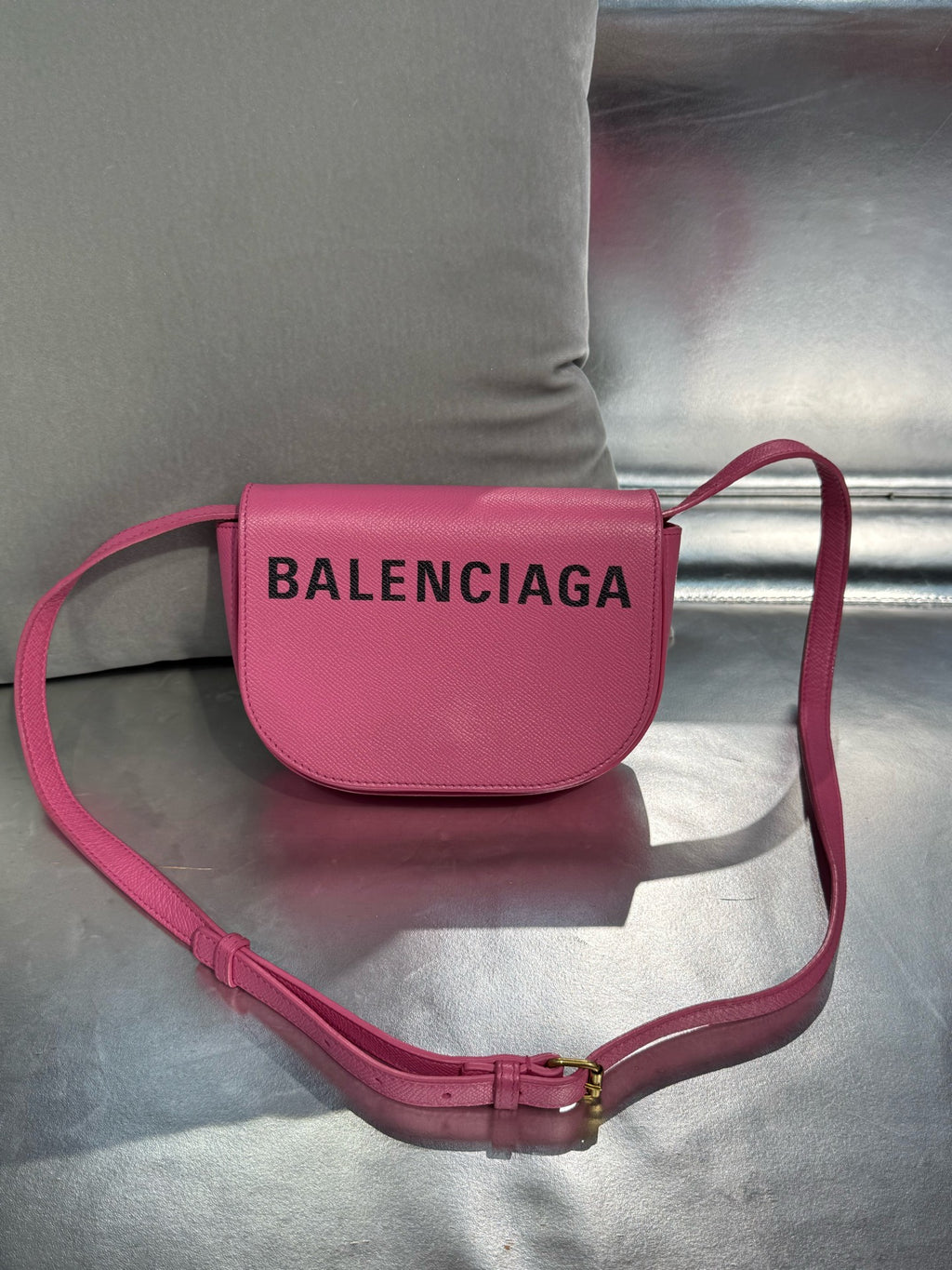 Balenciaga Pink Saddle Bag
