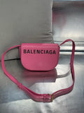 Balenciaga Pink Saddle Bag