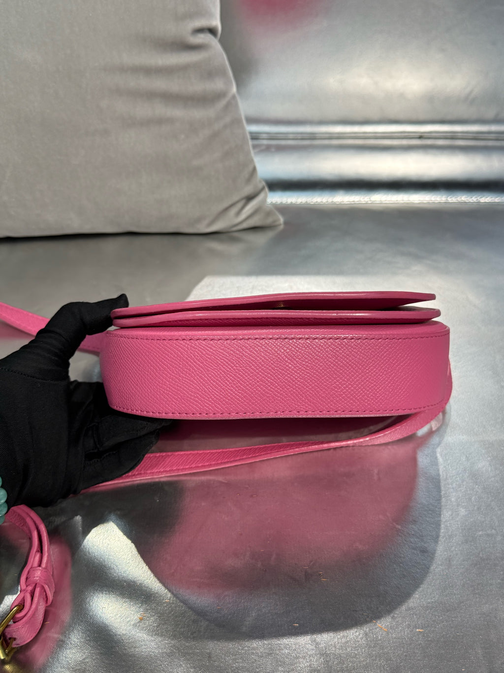 Balenciaga Pink Saddle Bag