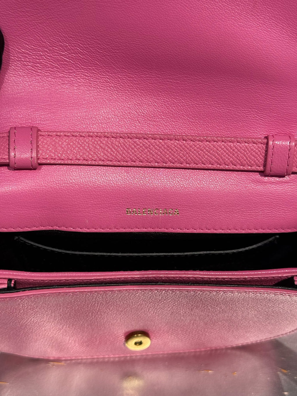 Balenciaga Pink Saddle Bag