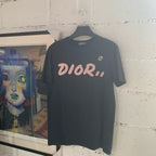Dior Loose-fit T-shirt Cotton Blue XXS|XS|S|M|L|XL|XXL|XXXL| 483J696D0847_C580