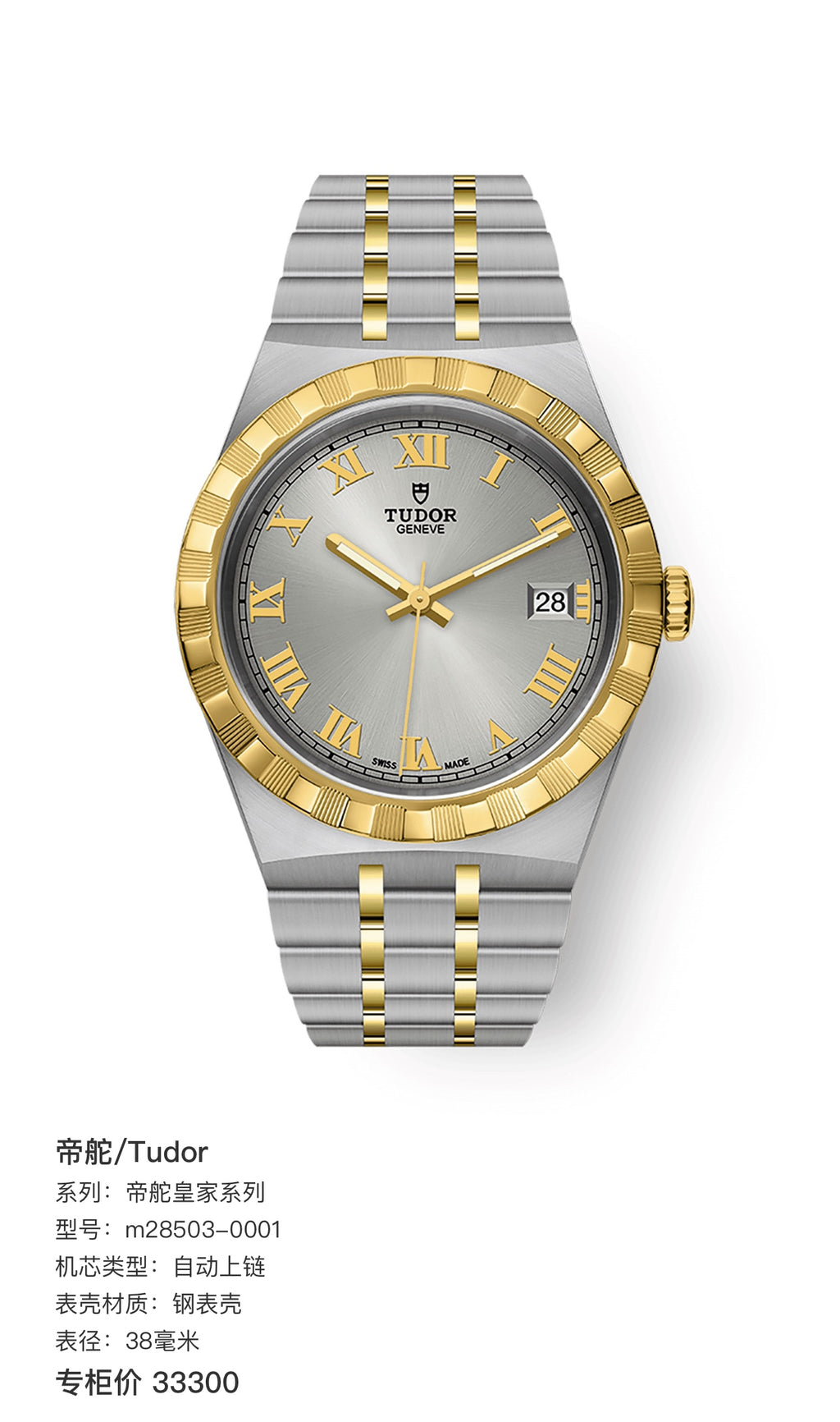 Tudor Tudor Royal Collection 38 millimeters m28503-0001