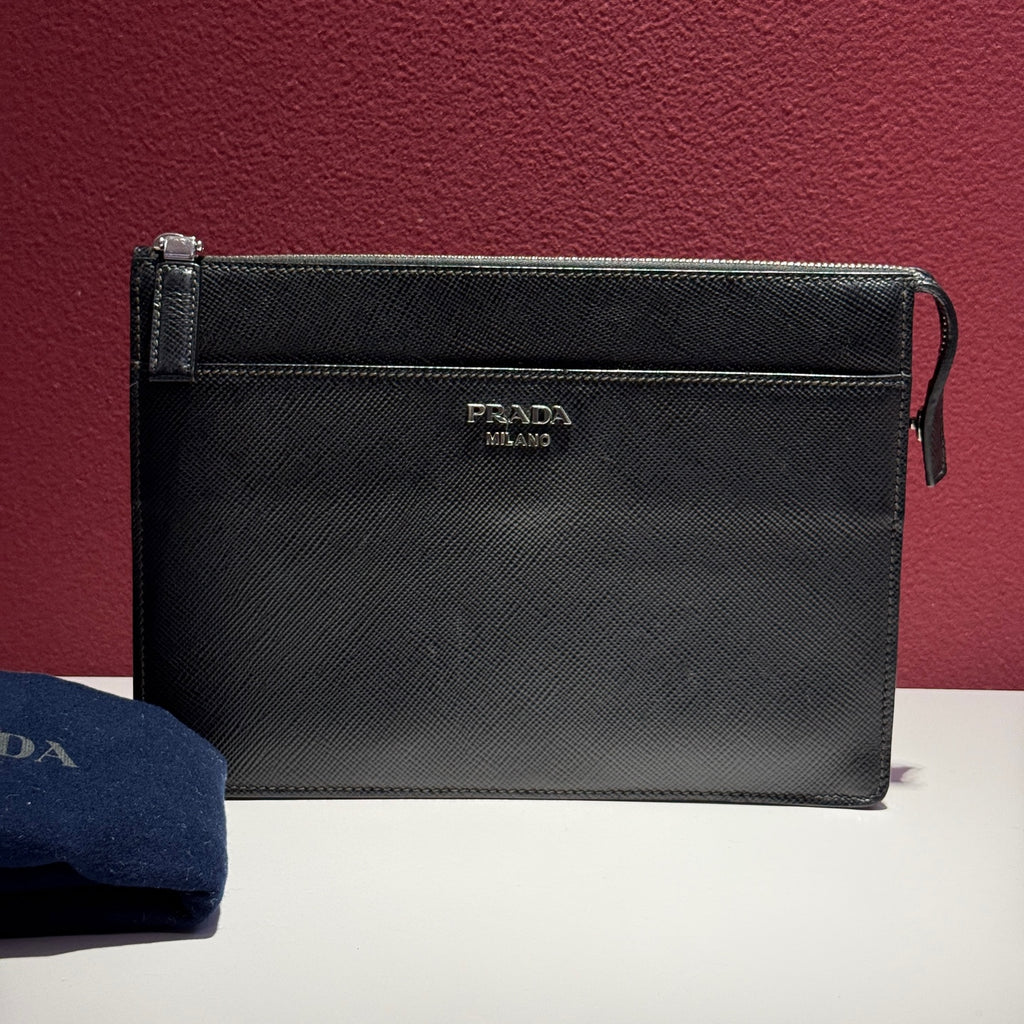 Prada Black Clutch