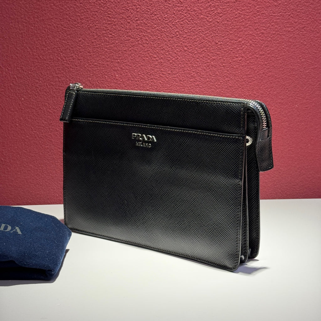 Prada Black Clutch