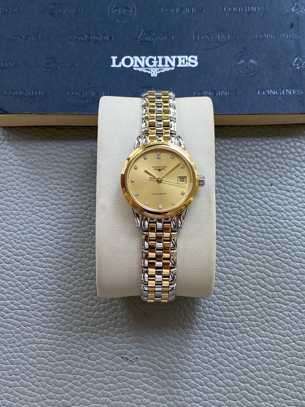 Longines Longines Military Flag Collection Gold Mechanical watch 26.00mm L4.274.3.37.7