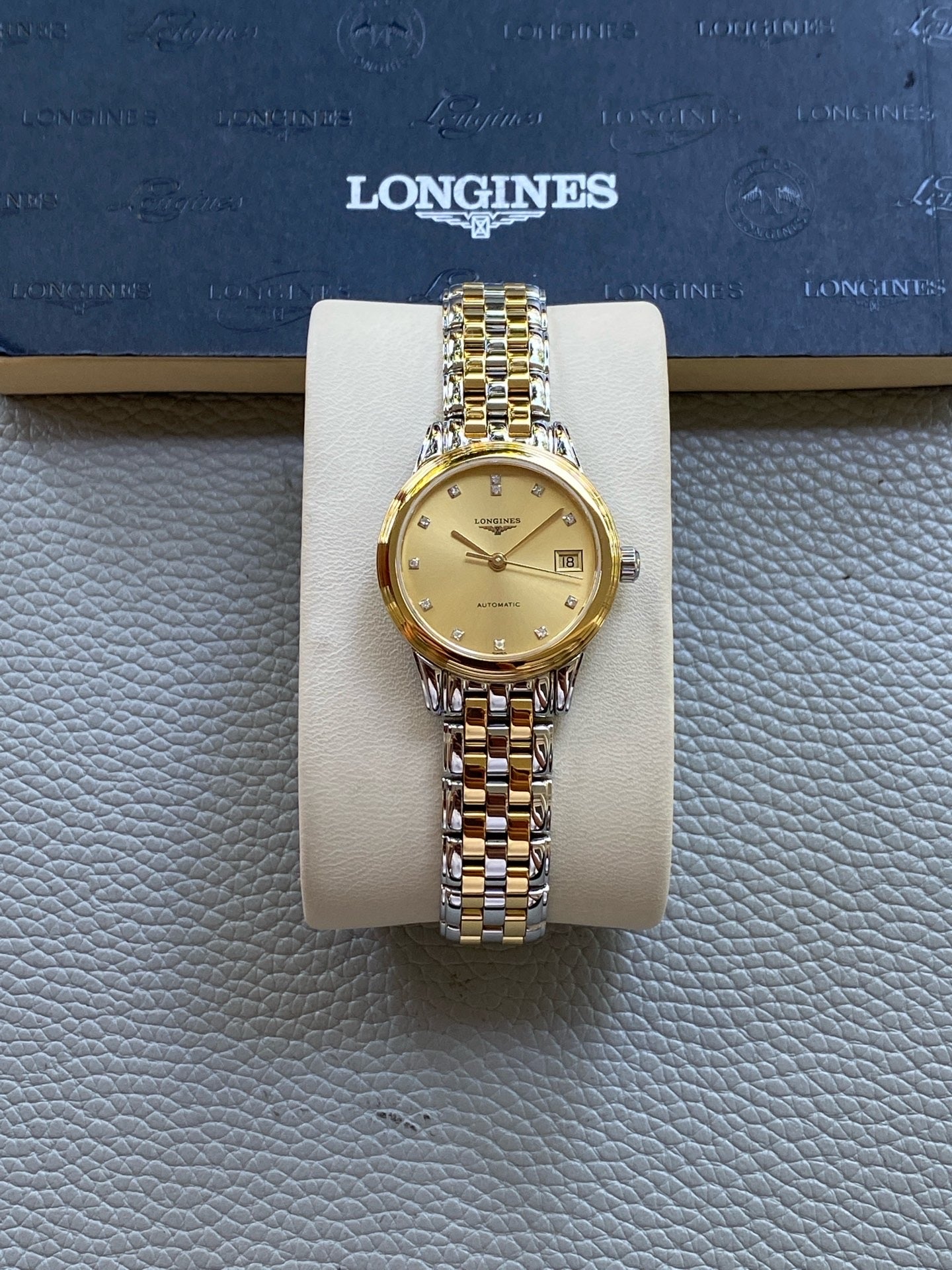 Longines Longines Military Flag Collection Gold Mechanical watch 26.00mm L4.274.3.37.7