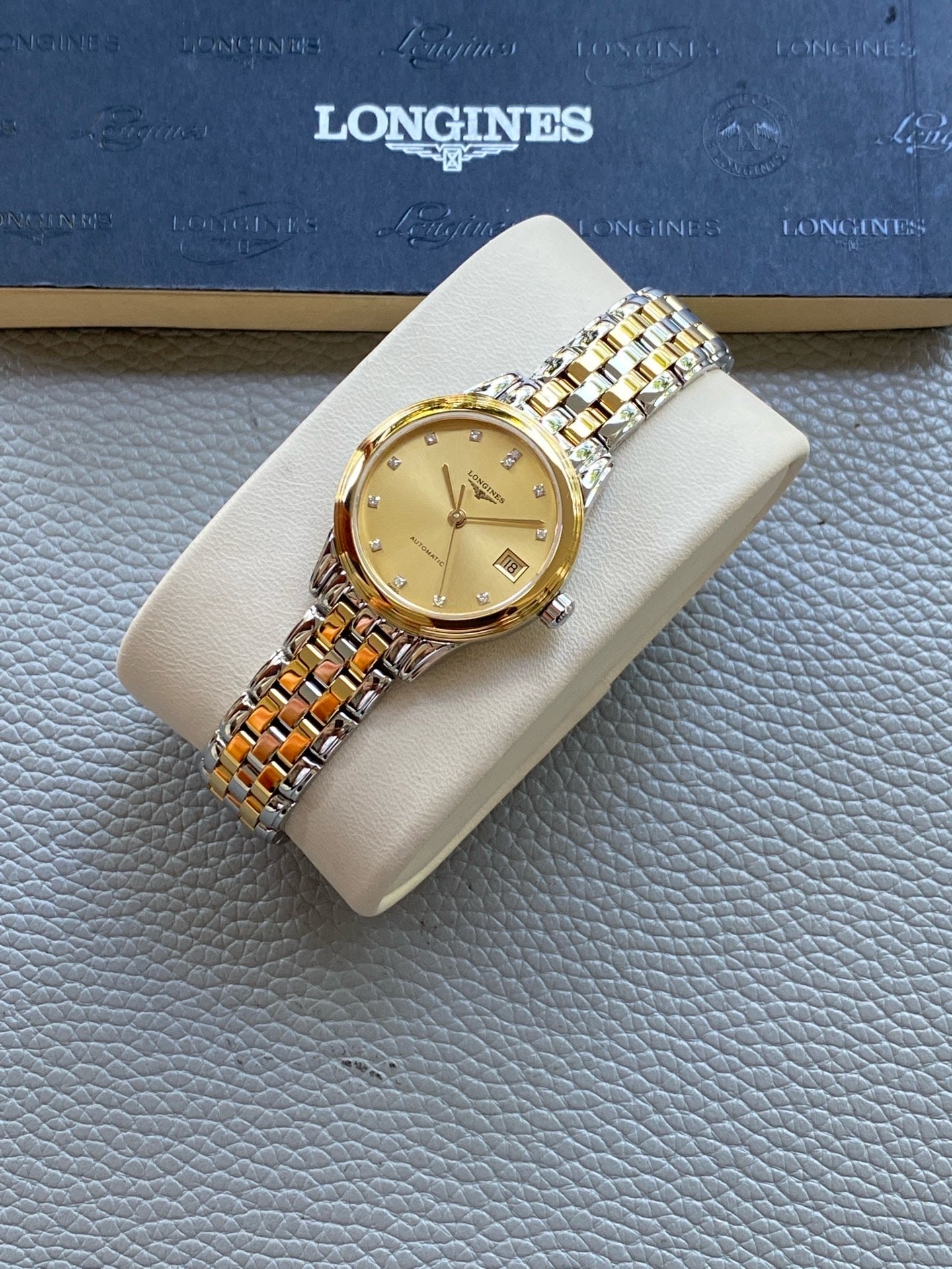 Longines Longines Military Flag Collection Gold Mechanical watch 26.00mm L4.274.3.37.7