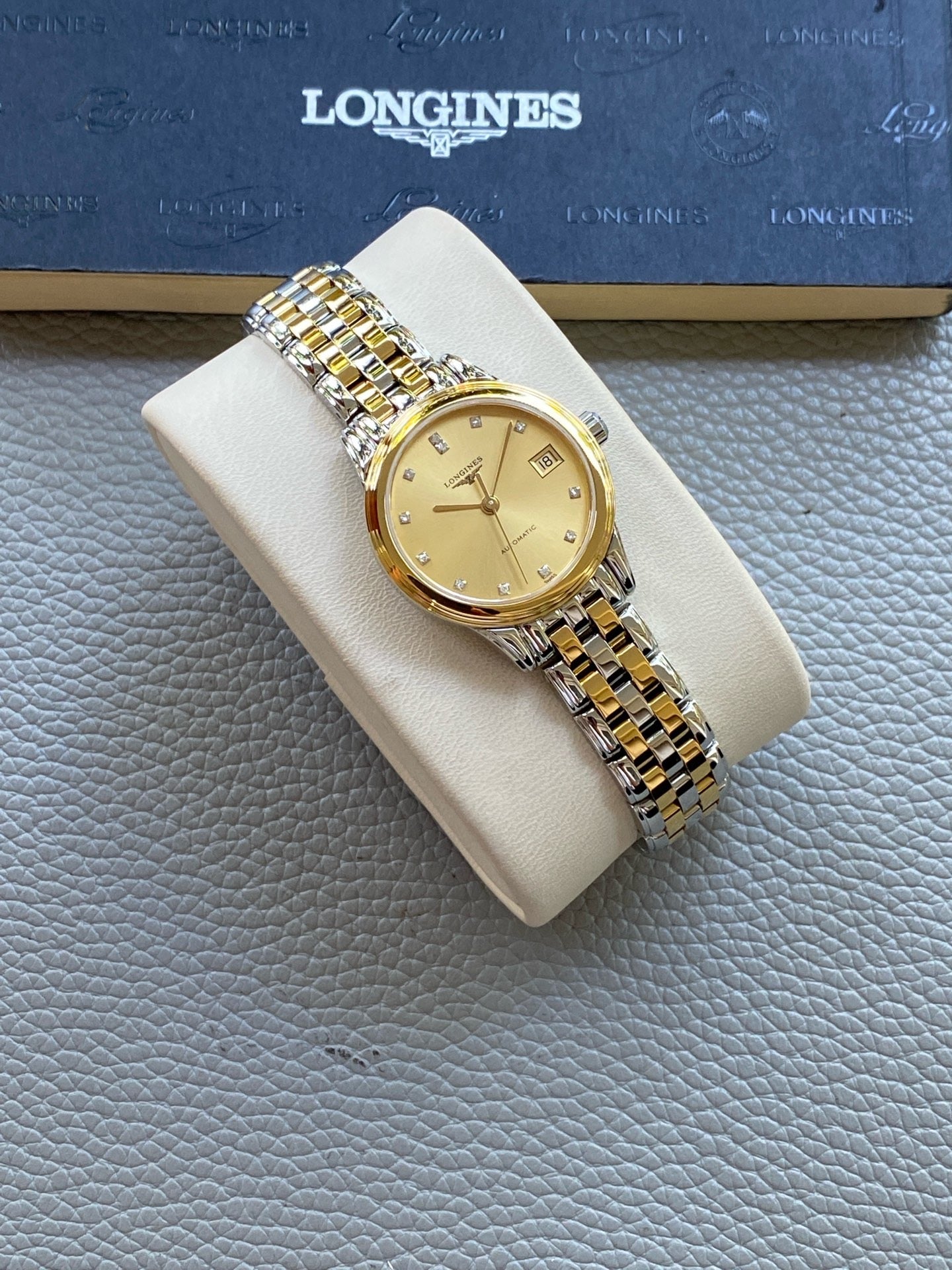 Longines Longines Military Flag Collection Gold Mechanical watch 26.00mm L4.274.3.37.7