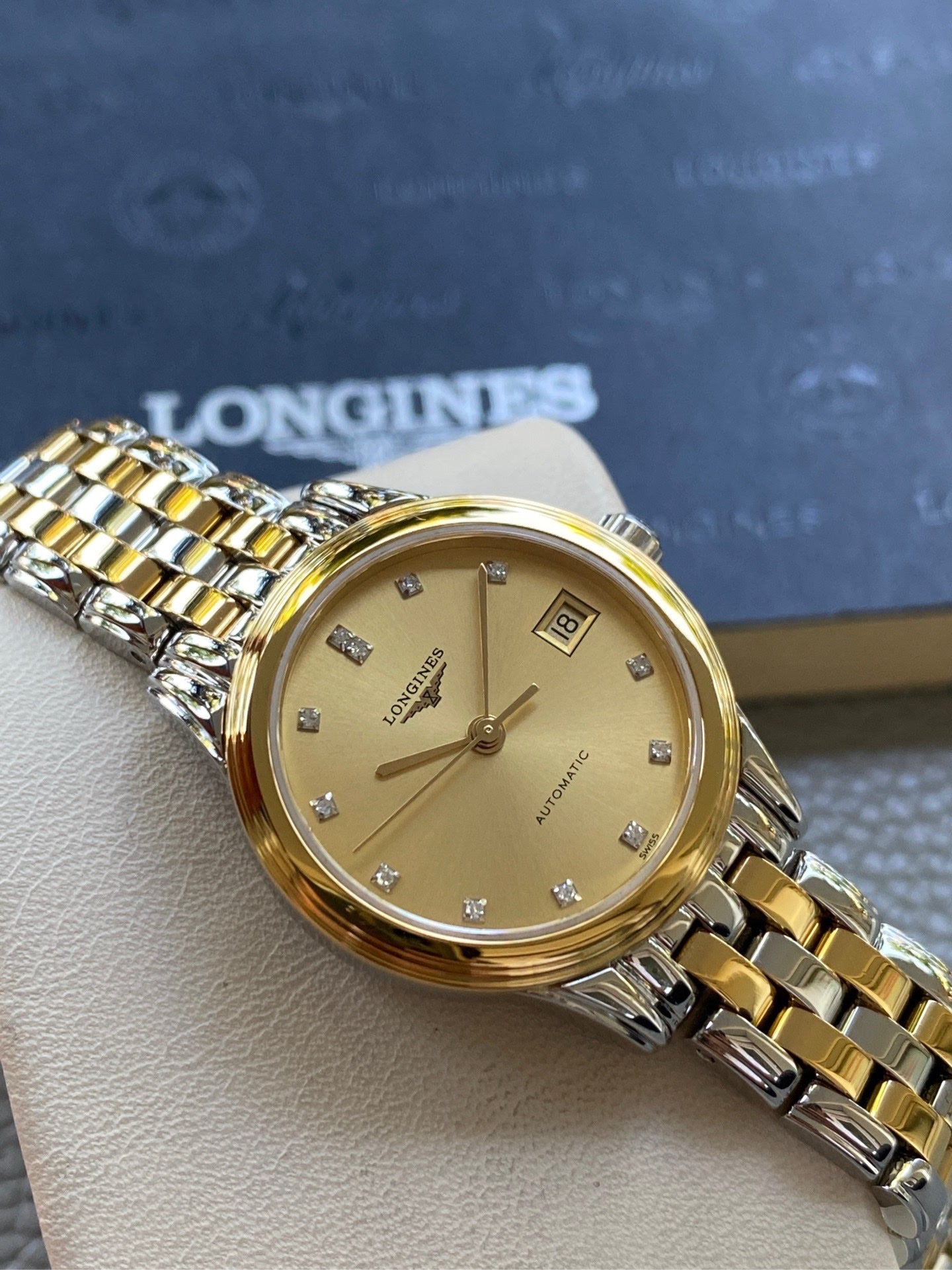 Longines Longines Military Flag Collection Gold Mechanical watch 26.00mm L4.274.3.37.7