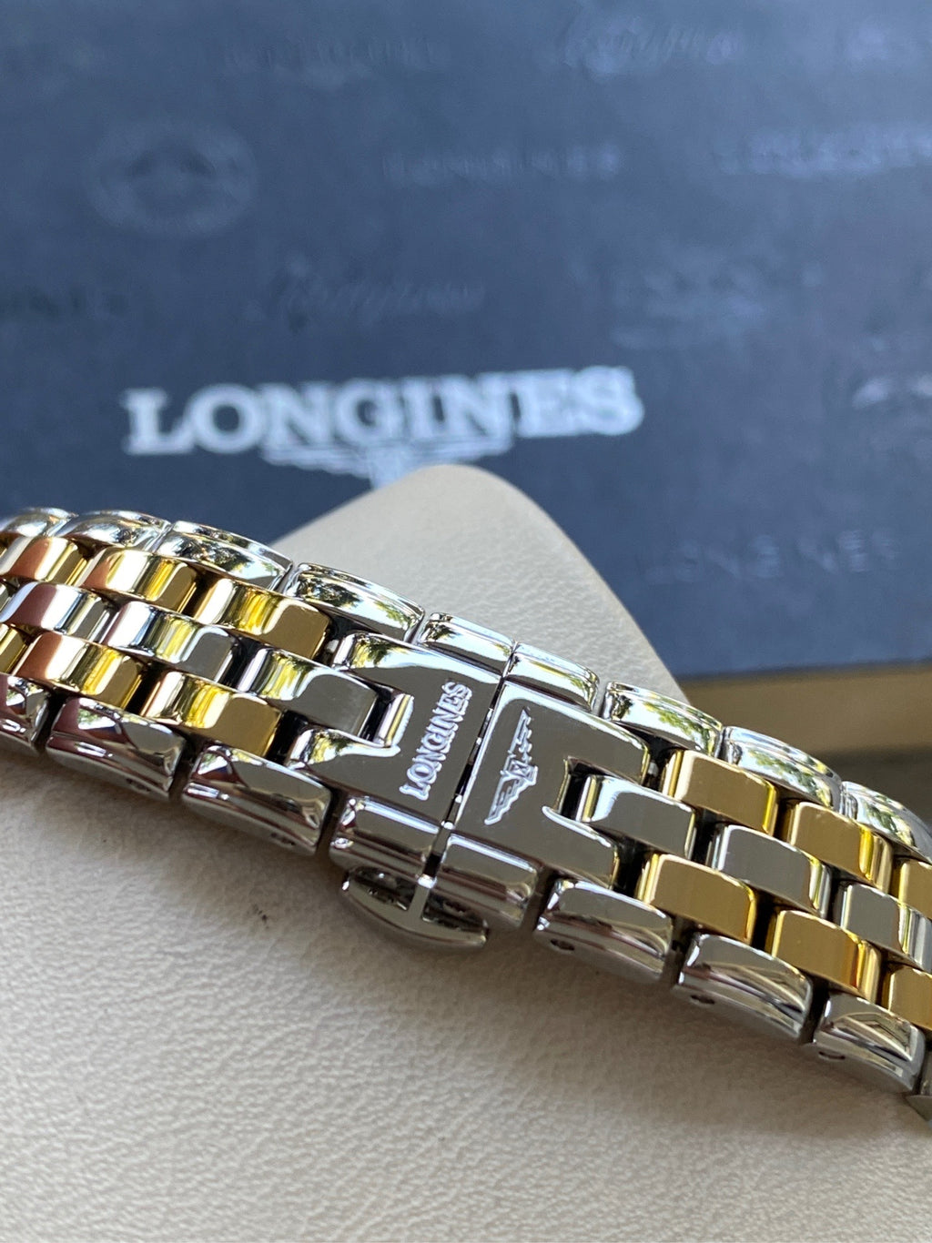 Longines Longines Military Flag Collection Gold Mechanical watch 26.00mm L4.274.3.37.7
