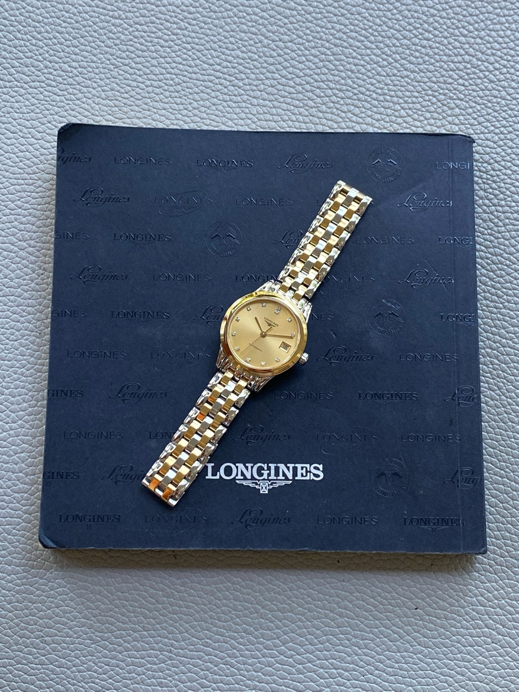 Longines Longines Military Flag Collection Gold Mechanical watch 26.00mm L4.274.3.37.7