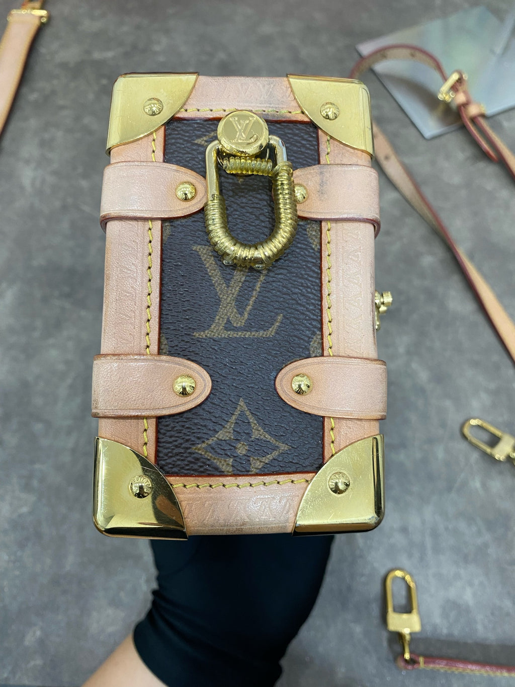 Louis Vuitton Side Trunk Shoulder Bag M46815