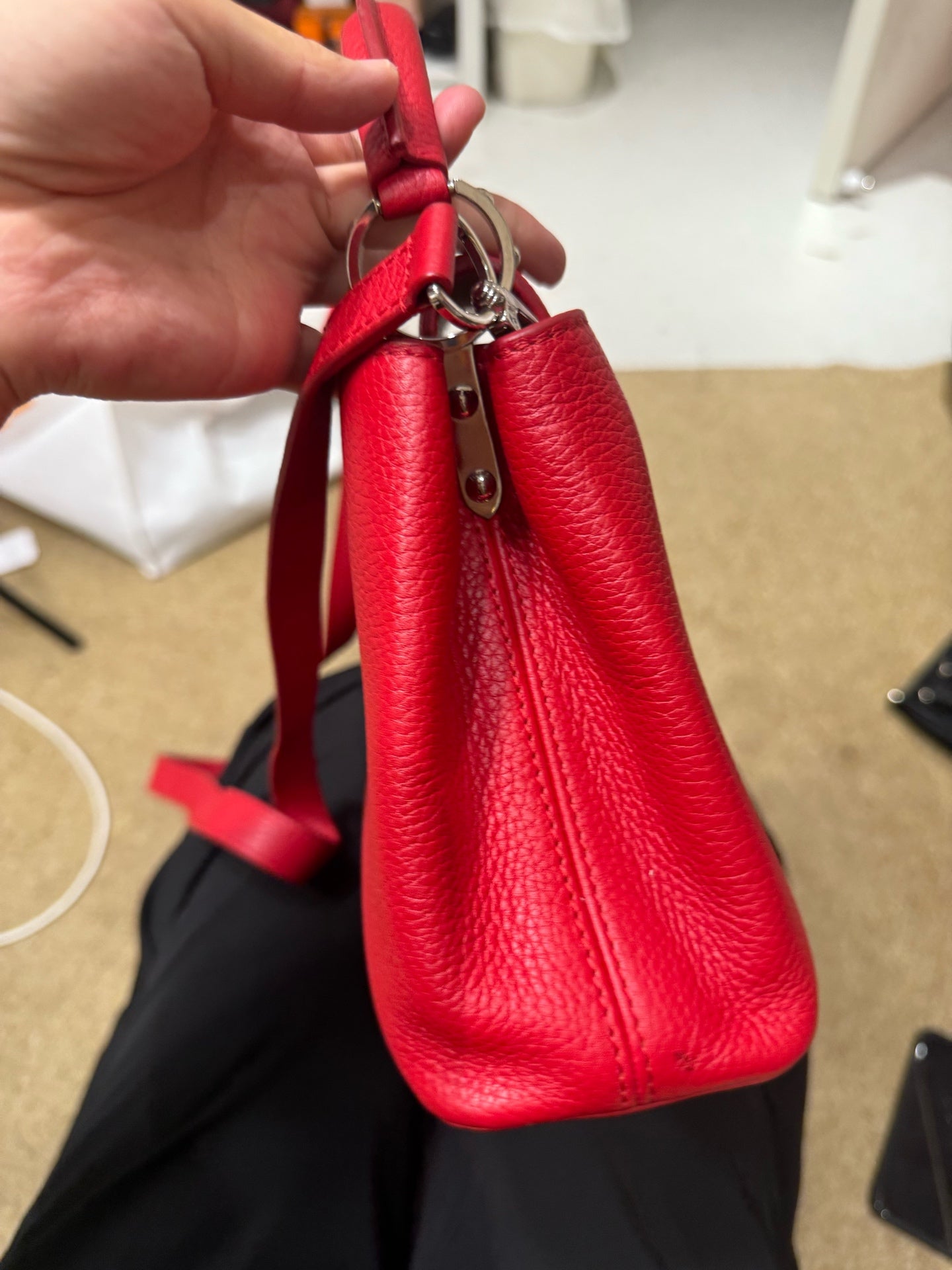Louis Vuitton Red Satchel