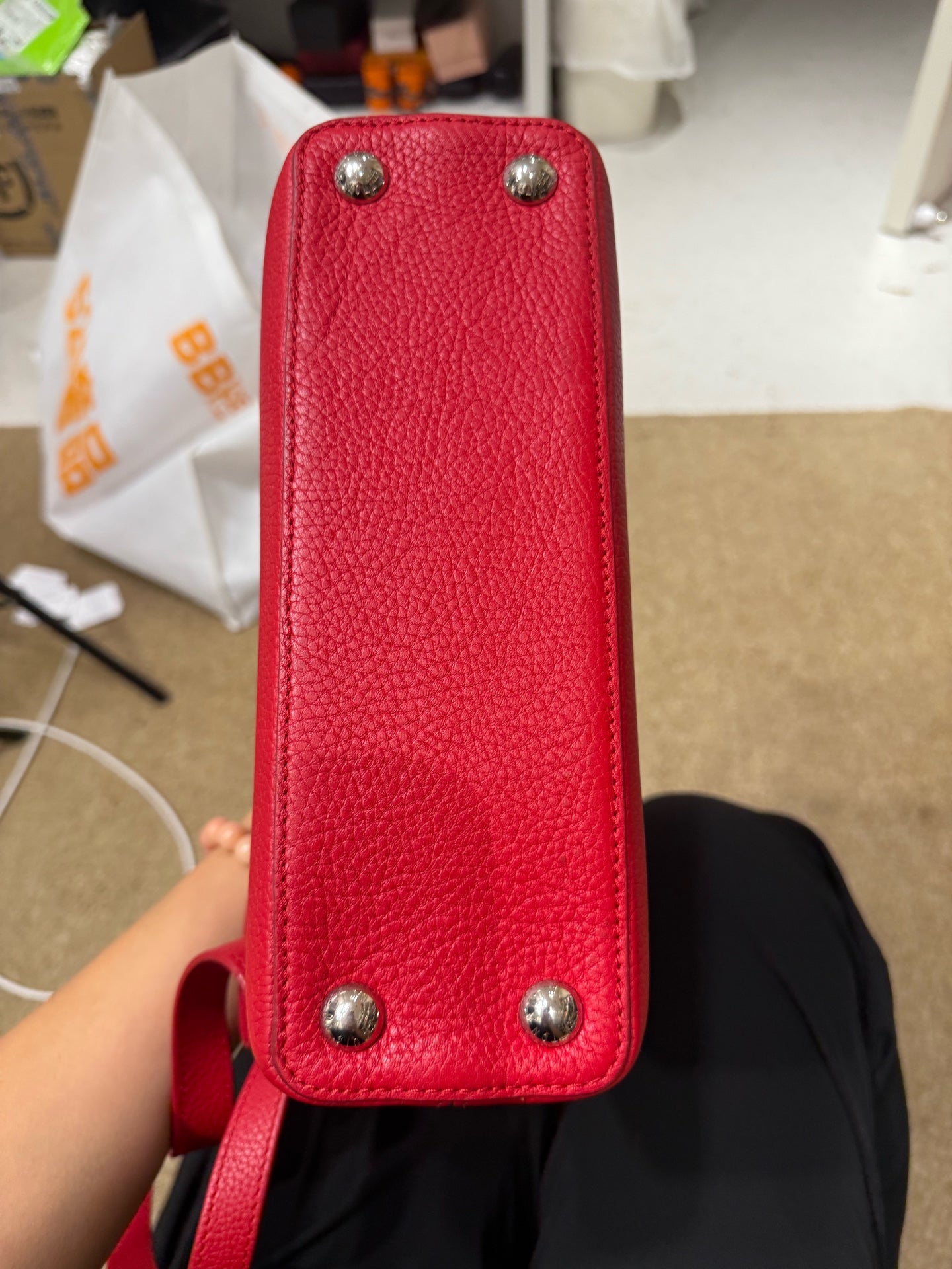 Louis Vuitton Red Satchel
