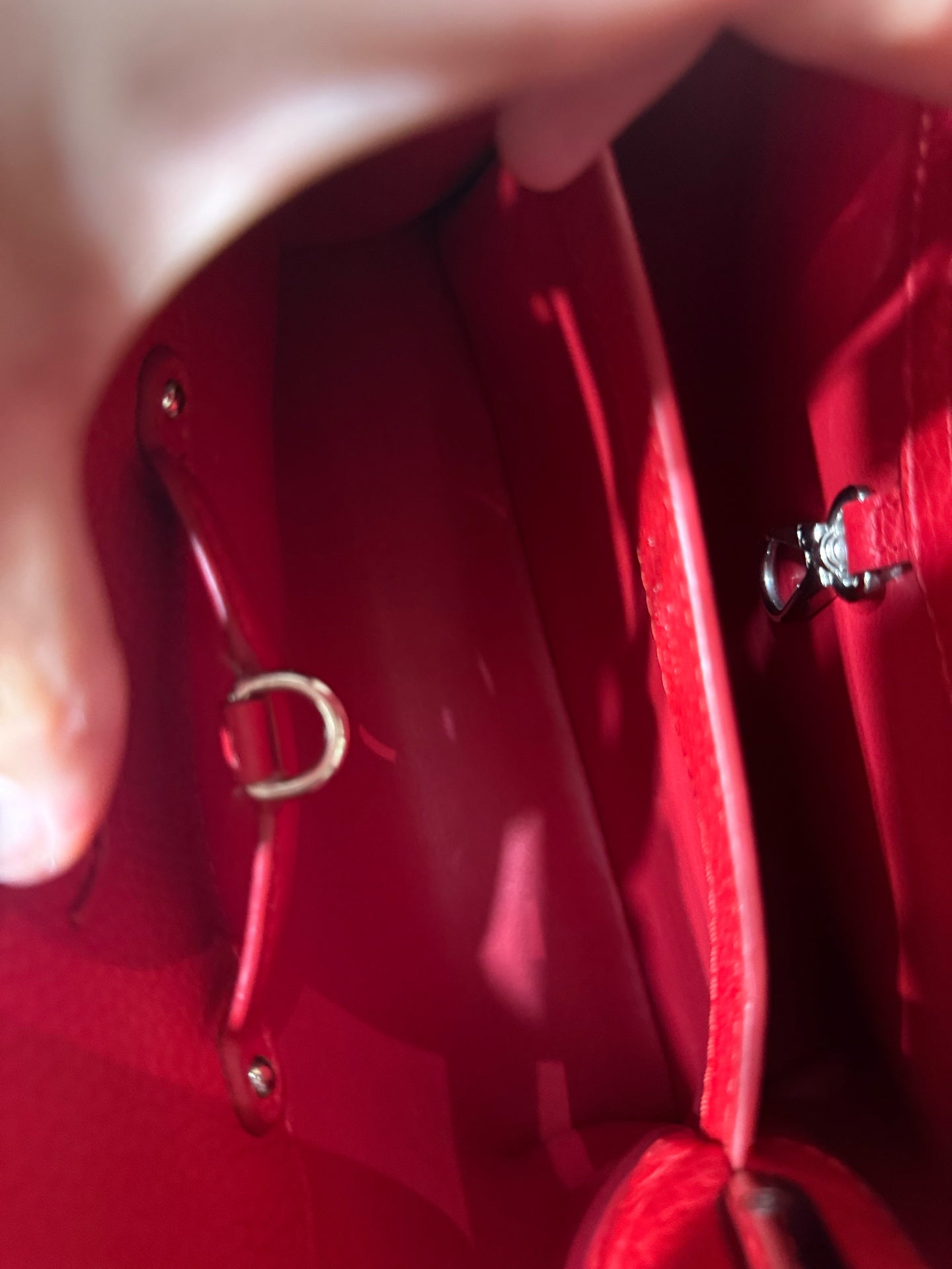 Louis Vuitton Red Satchel
