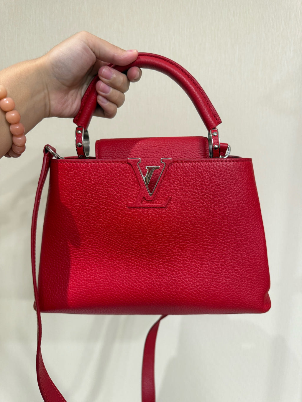 Louis Vuitton Red Satchel