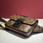 Louis Vuitton Canvas Sling Bag 21 x 15 x 4 M45807