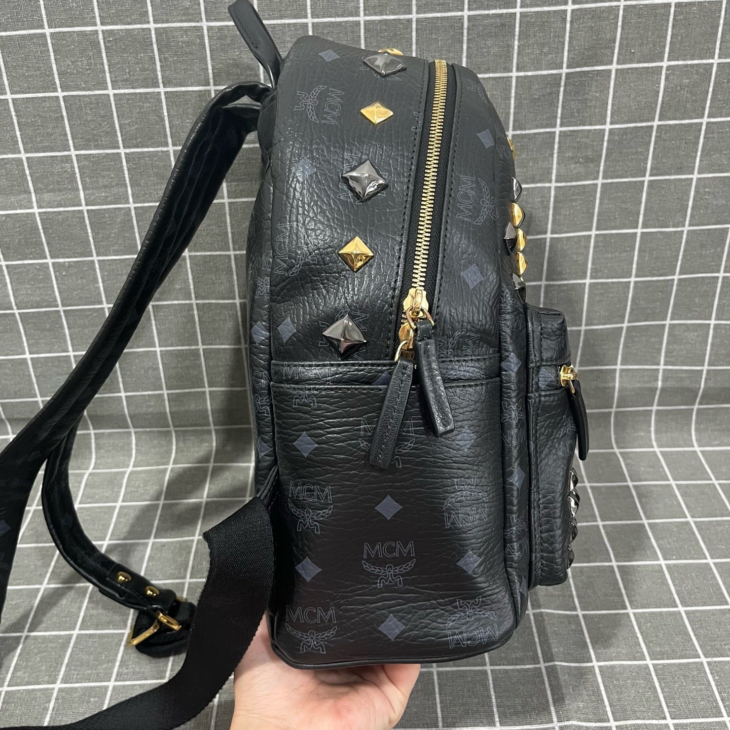 MCM Faux leather Backpack MMKBAVE04BK001